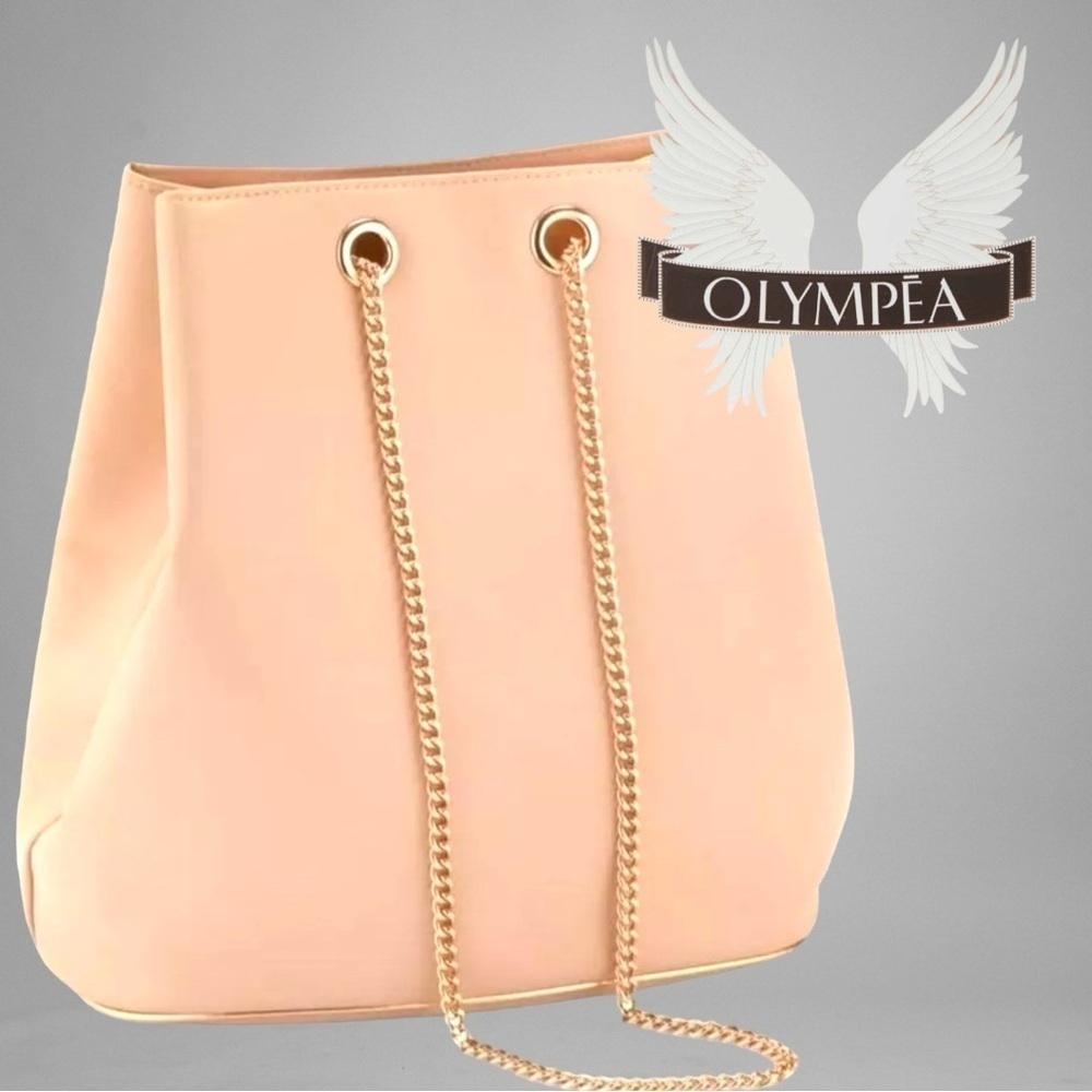 Olympea Bucket Shoulder Bag Pink by Paco Rabanne